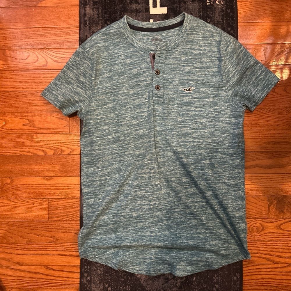 Hollister Blue Short Sleeve Tee Casual Style